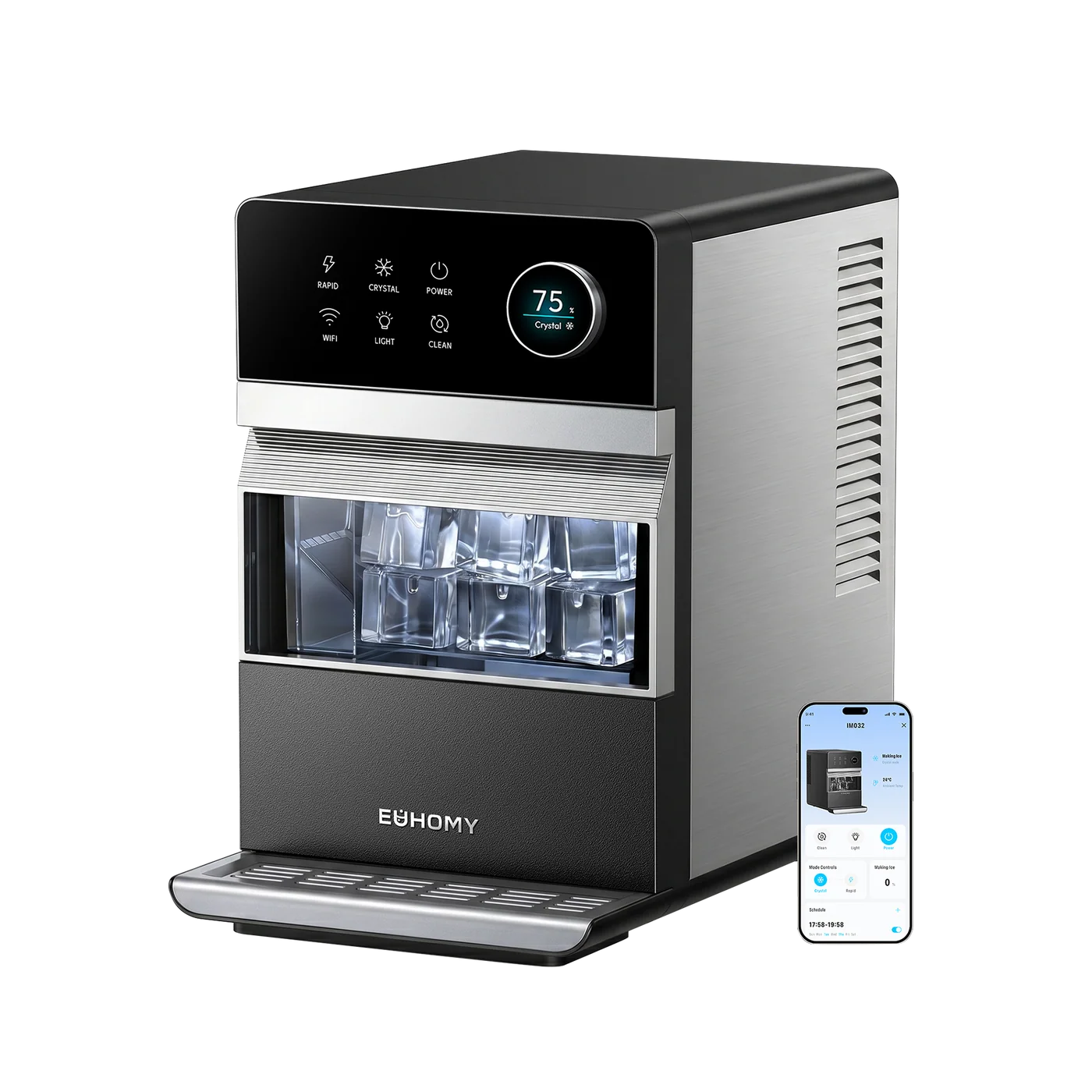 Euhomy Rock Plus Square Ice Maker