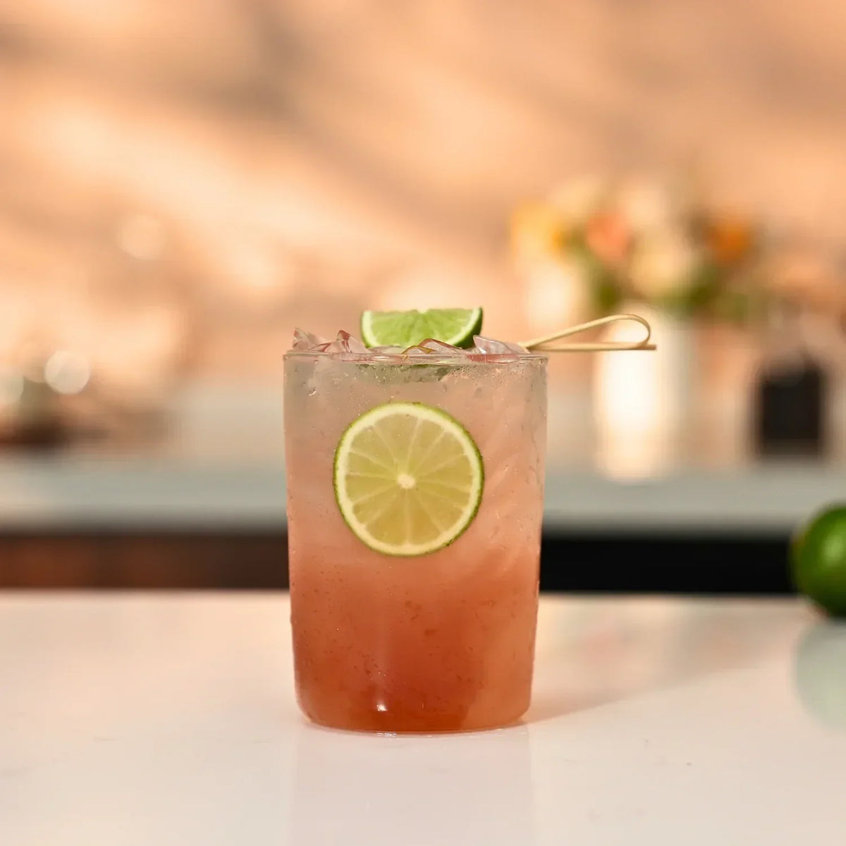 Boisson rafraîchissante Cranberry-Citron vert
