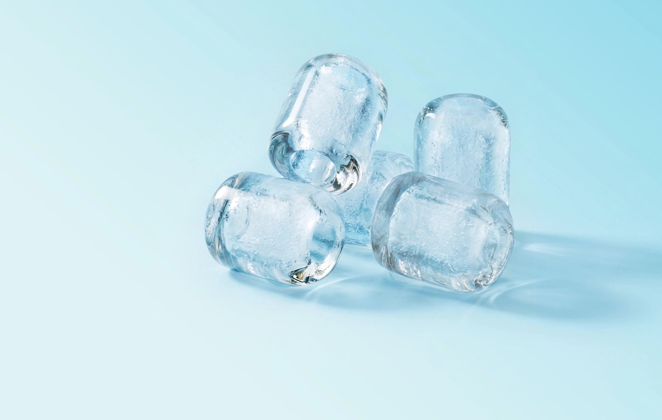 Glace de forme cylindrique (bullet ice)