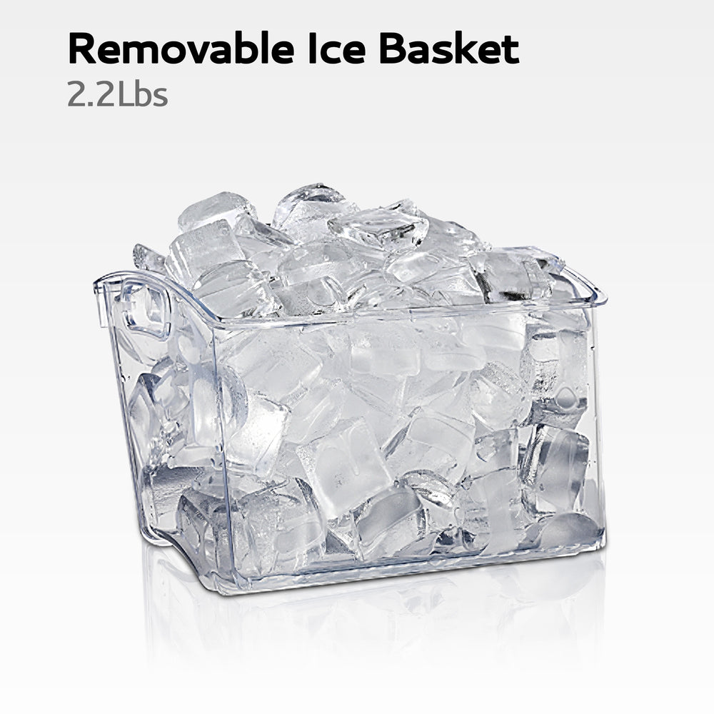 
                      
                        EUHOMY Luna Portable Crystal Crescent Ice Maker Countertop with Ice Bag Set (50 pcs)– Melts 30 Mins Lower, Rapid Ice Making in 12 Mins, Real-Time Status Visibility
                      
                    
