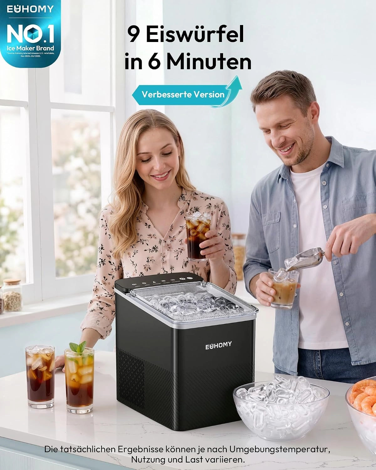Euhomy Dart U1 Lite Bullet Ice Maker EU-Version