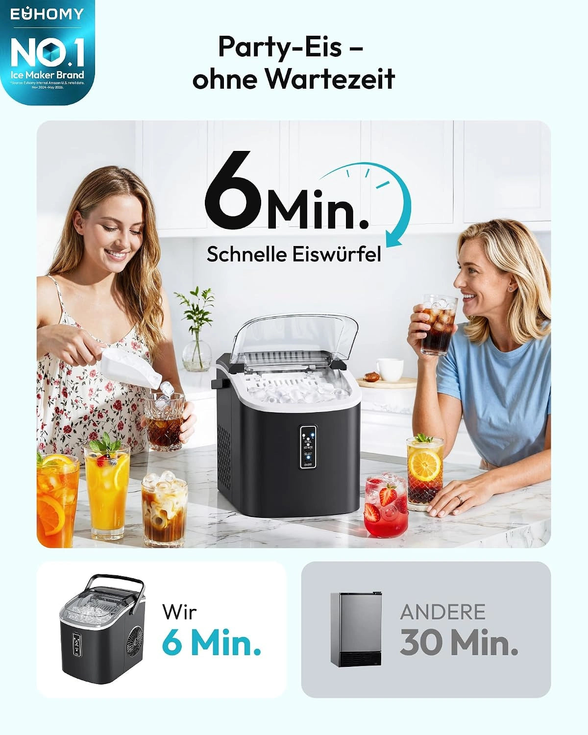 Euhomy Dart S1 Bullet Ice Maker EU-Version